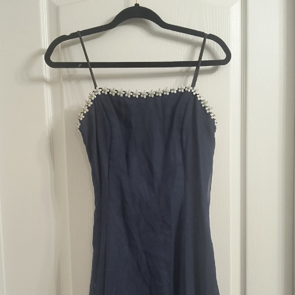 Stylish Navy Blue Dress